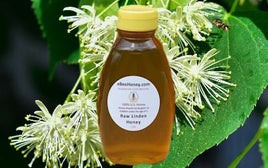 Raw linden honey is also called raw basswood honey. Order direct from a beekeeper.