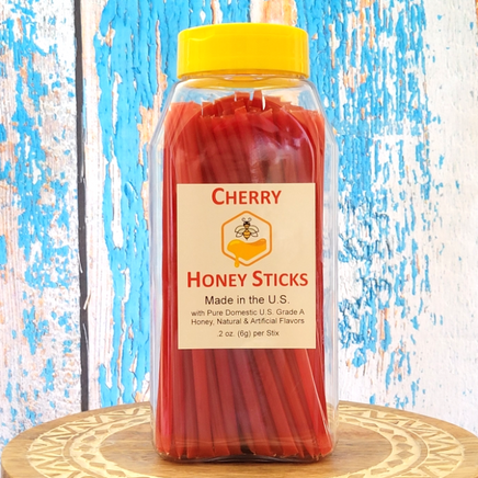 Cherry honey stick container