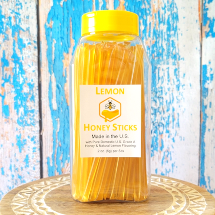 Lemon honey sticks container