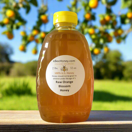 raw orange blossom honey 2 pounds