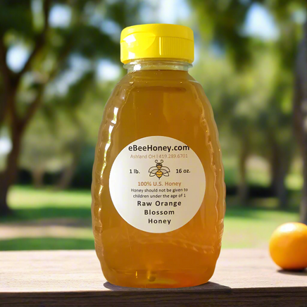 raw orange blossom honey 1 pound