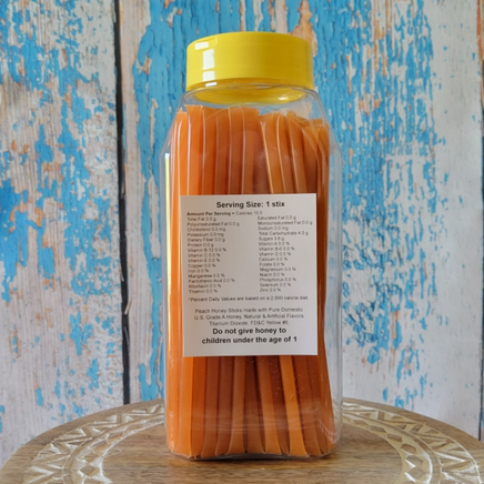Peach honey stick container