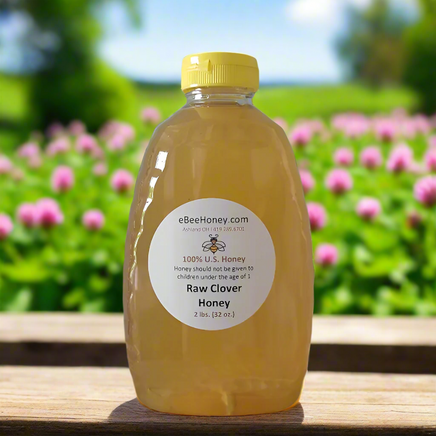 raw clover honey 2 pounds