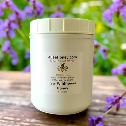 5 pounds of wildflower honey