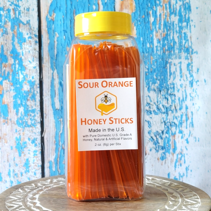 20 Pack - Orange Honey Sticks
