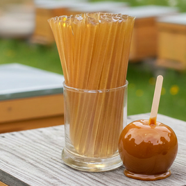 Caramel Apple Honey Sticks