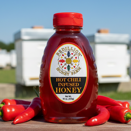 Infused honey chili honey 16 oz.