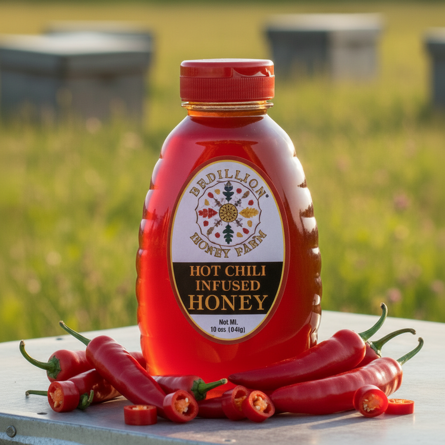 Infused Chil Honey 16 oz Bottle
