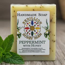 Pepperming Honey Soap