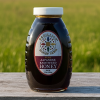 Japanese knotweed honey in 1 pound container