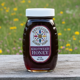 Bamboo honey in a 8 oz. container