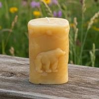 Beeswax Candle Bear
