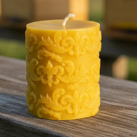 Beeswax Candle Fleur