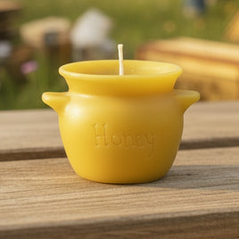 Beeswax Candle Honey Pot