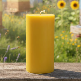 Beeswax Candle Pillar Medium