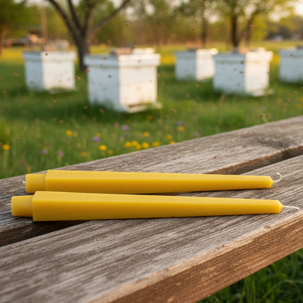 Beeswax Candles Taper Square