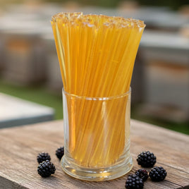 Blackberry Honey Straws