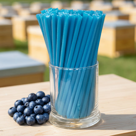 Blueberry Honey Straws