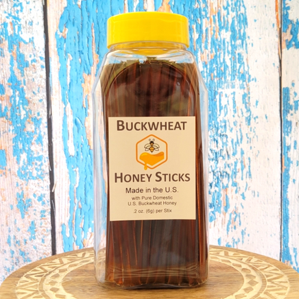 Buckwheat honey sticks container