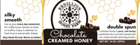 Chocolate creamed honey label