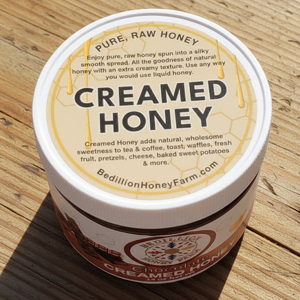 Chocolate Creamed Honey Top