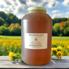 gallon raw wildflower - wide mouth container