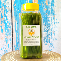 Key Lime honey sticks container
