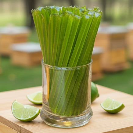 Key Lime Honey Straws