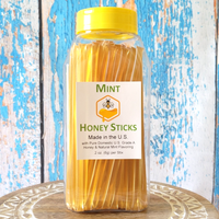 Mint honey stick container