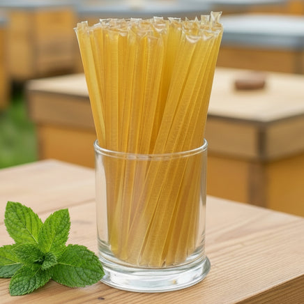 Mint Honey Straws