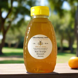 raw orange blossom honey 1 pound