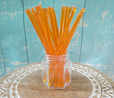Orange flavored honey sticks