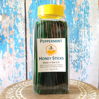 Peppermint honey stick container