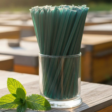 Peppermint Honey Straws