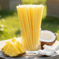 Pina Colada Honey Straws