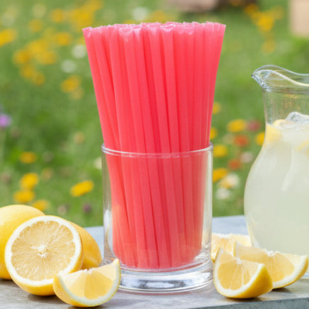 Pink Lemonade Honey Straws