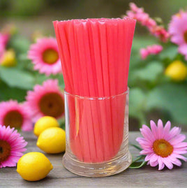 Pink Lemonade Honey Straws