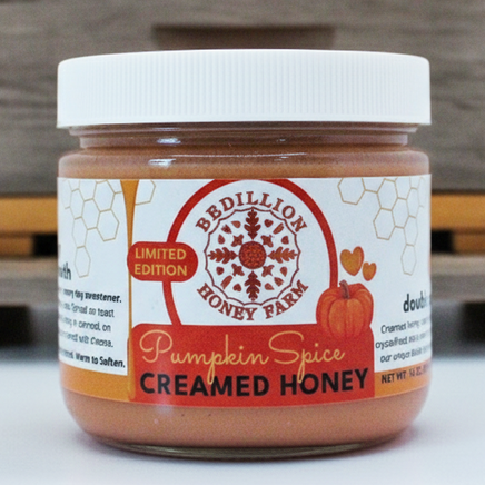 Pumpkin Spice Creamed Honey