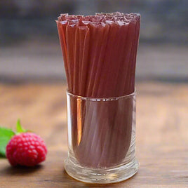 Raspberry Honey Straws
