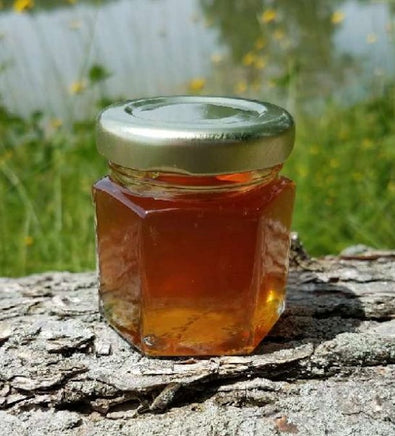 2 oz. hex honey favor jar