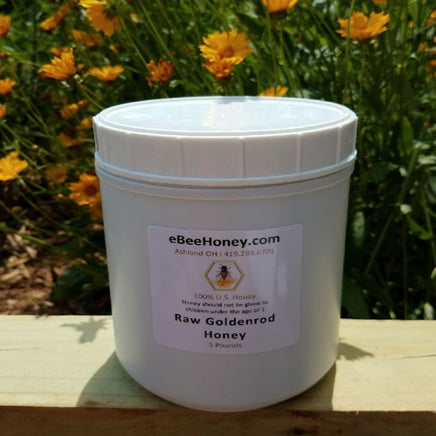 5 pounds Raw Goldenrod Honey